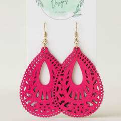 Bright Pink - Earrings