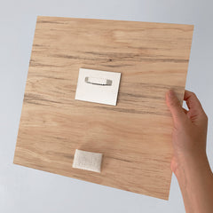 Jesus & The Boy - Wood Print (30 x30cm)