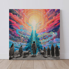 Joy to the World - Wood Print (30 x30cm)