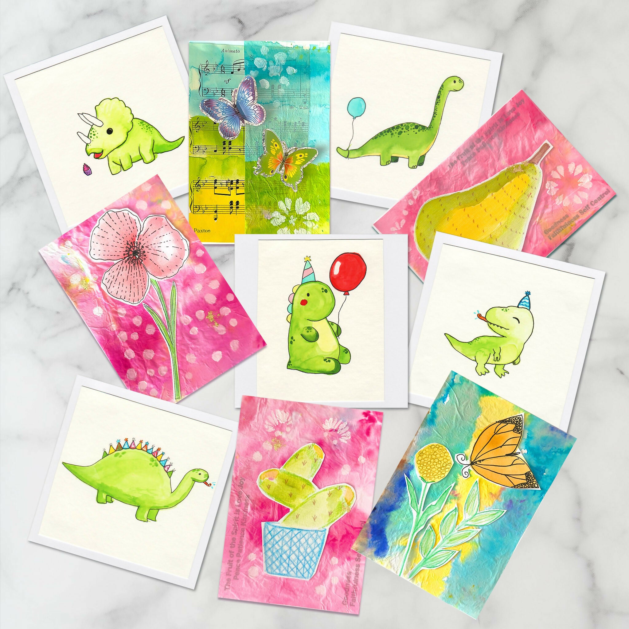 Nature & Dino - 10 Pack