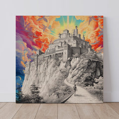 Strong Tower - Wood Print (30 x30cm)