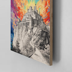 Strong Tower - Wood Print (30 x30cm)