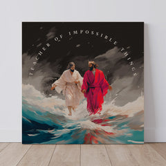 Walking on Water - Wood Print (30 x30cm)