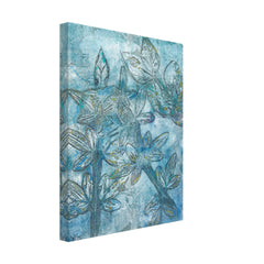 "Happy Blue Garden" - Wall Art
