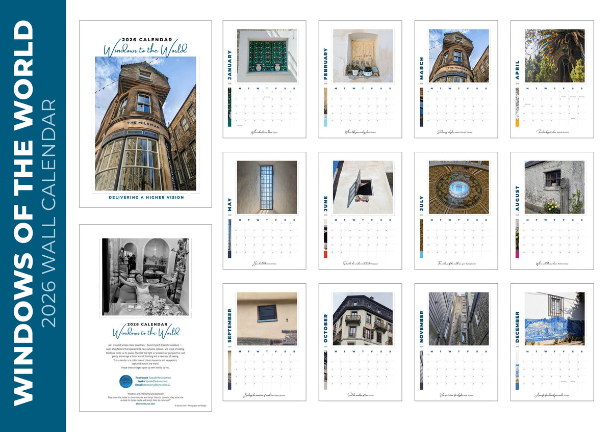 Windows of the World 2026 Calendar.