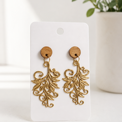 Golden Floral Drops