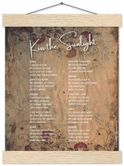 Kiss the Sunlight — Poetry Collection Poster