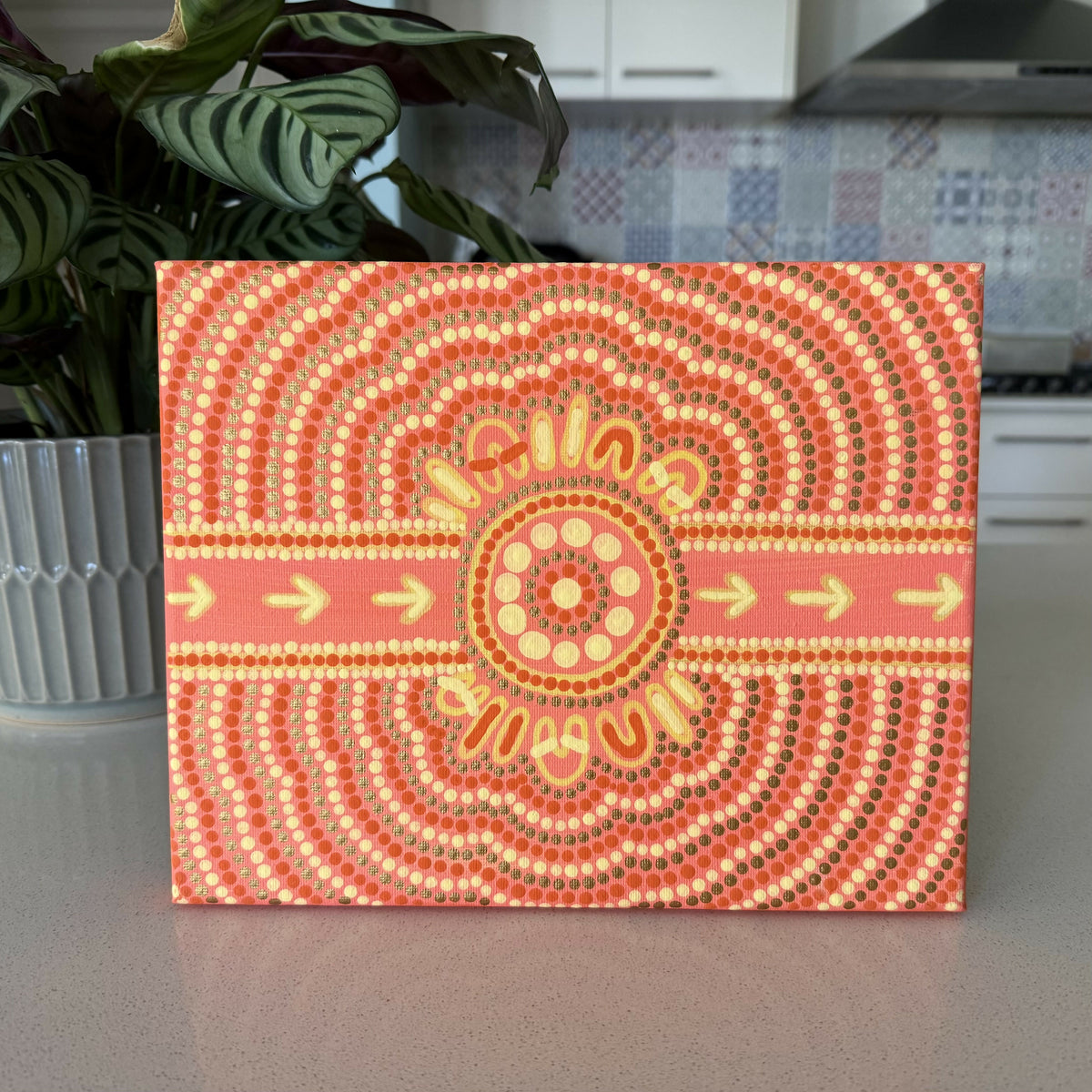 Always There (Orange) - Original Art