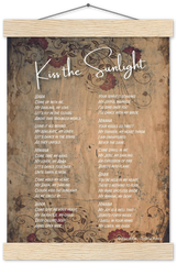 Kiss the Sunlight — Poetry Collection Poster