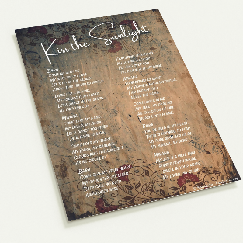 Kiss the Sunlight Cards - Poetry Collection