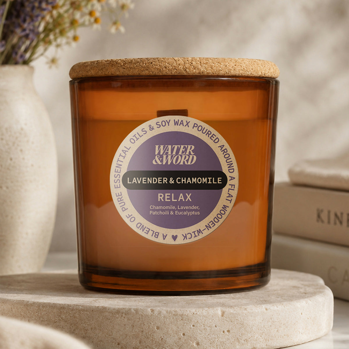 RELAX Candle - Lavender & Chamomile