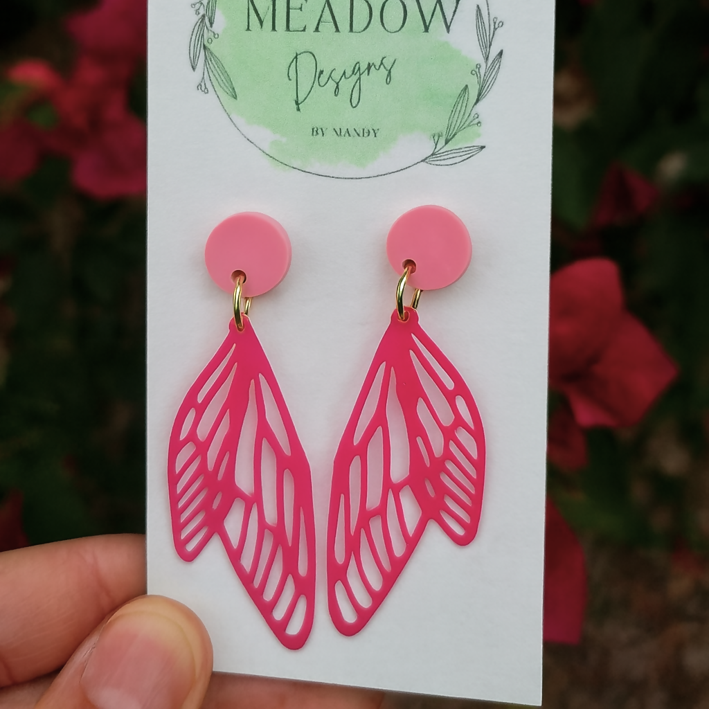 Vivid Butterflies - Earrings