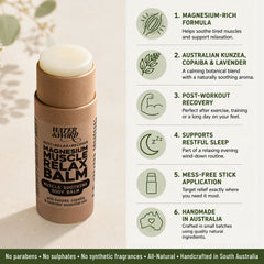 Magnesium Muscle Relax Balm - 50ml Stick