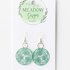 Lovely Little Green Garden Earrings