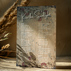 Kiss the Sunlight Cards - Poetry Collection